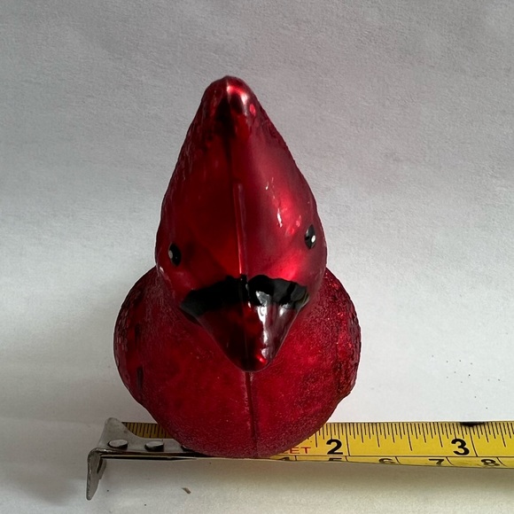 Glass Cardinal Ornament for Christmas Tree & Wreath Holiday Winter Bird Ornament - Picture 8 of 10